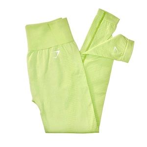 Gymshark Vital Seamless 2.0 Leggings, Yellow Marl